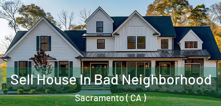  Sell House In Bad Neighborhood Sacramento ( CA )